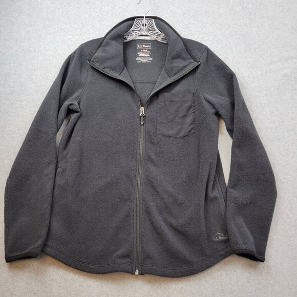 LL Bean Fleece Jacket Womens Size Small‎ Full Zip Cozy Soft 510678 Trail Fleece - Picture 1 of 8